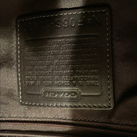 Vintage brown leather shoulder Coach Bag - Picture 11 of 16